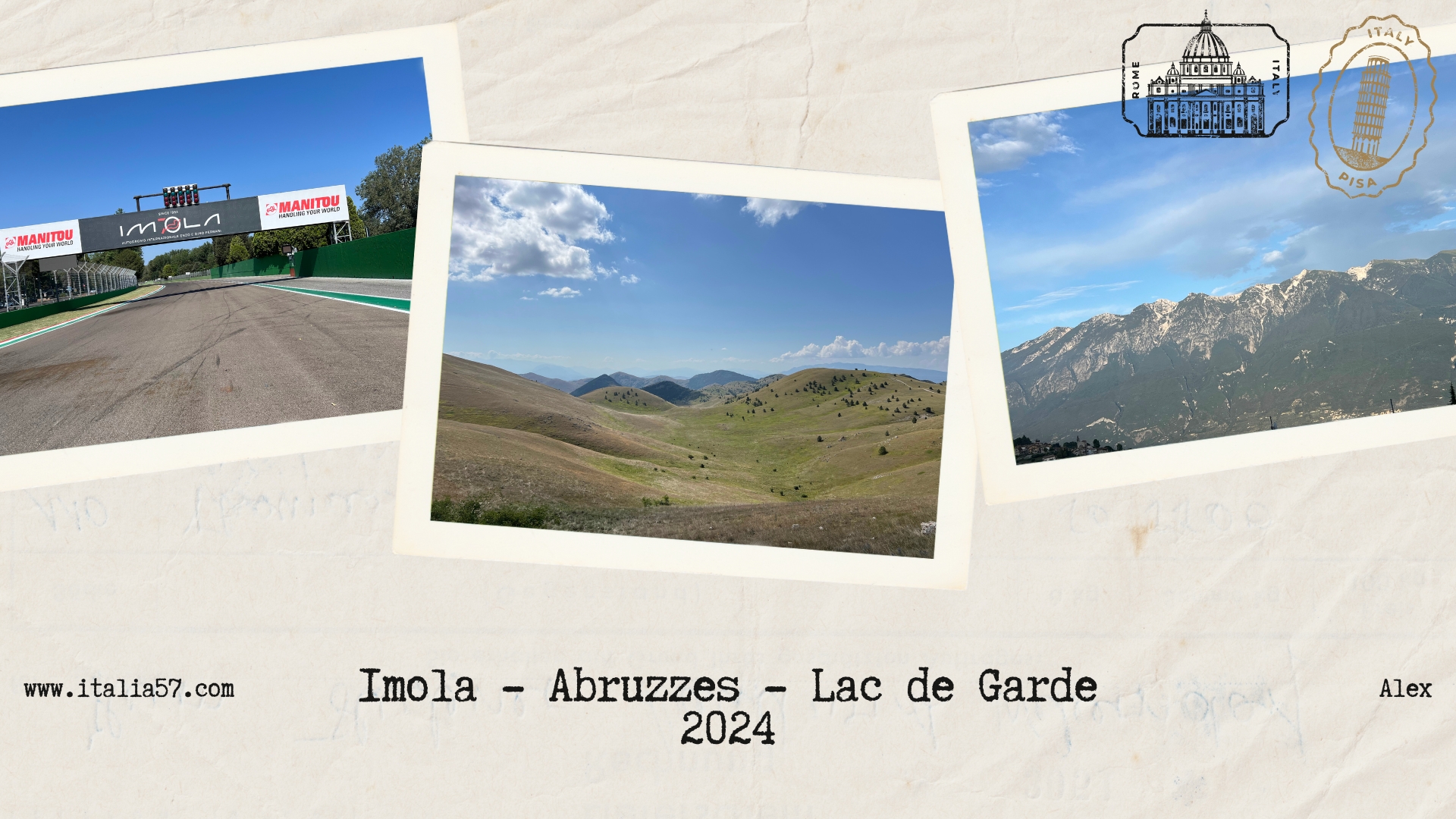 🇮🇹 Road-Trip Italy – Imola – Abruzzes – Garda Lake (Video)