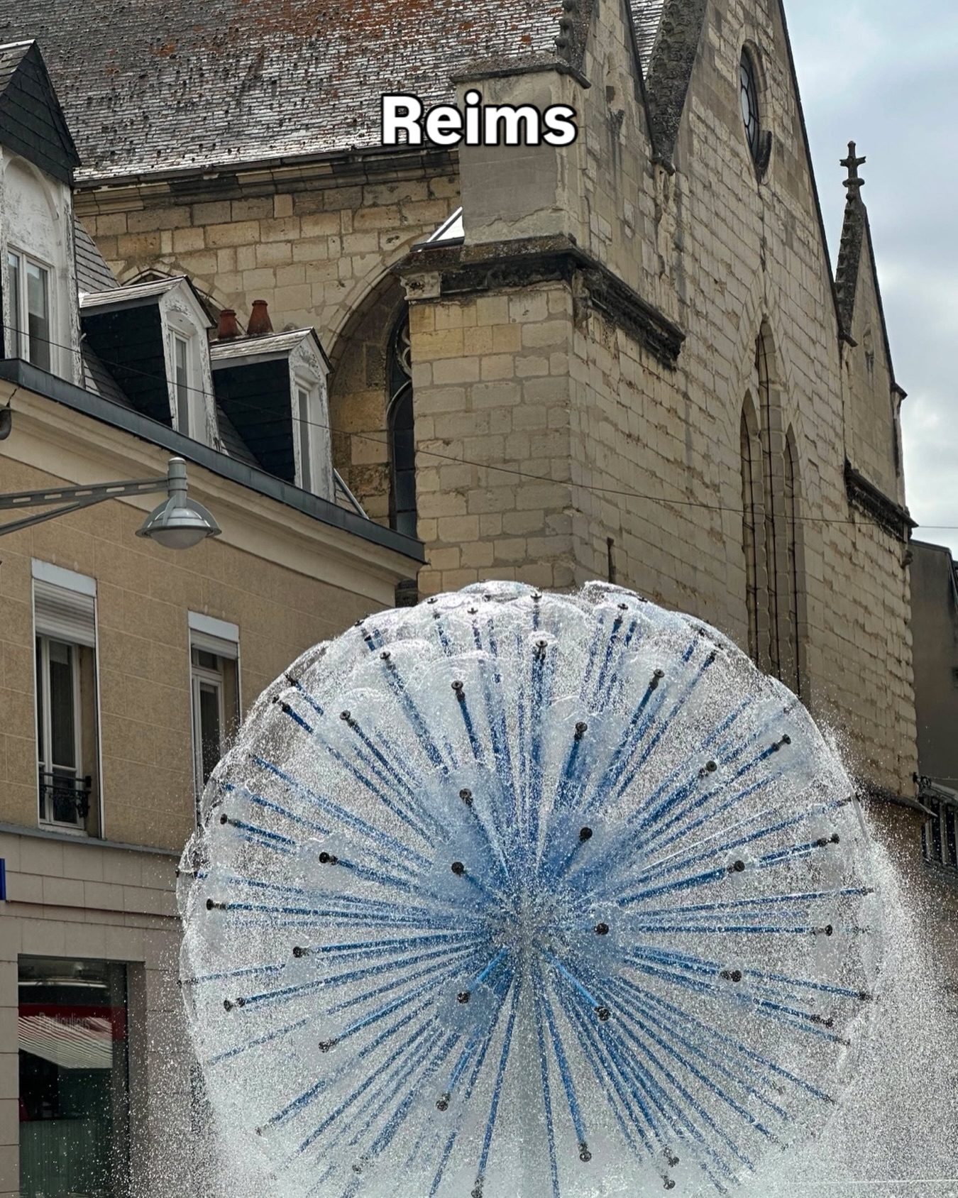 Spaziergang im Zentrum von Reims