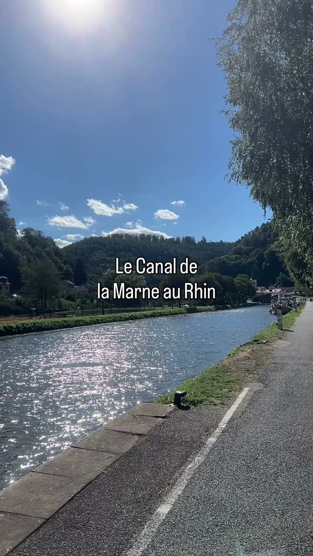 Der Rhein-Marne-Kanal und ein gesundes Sommeressen