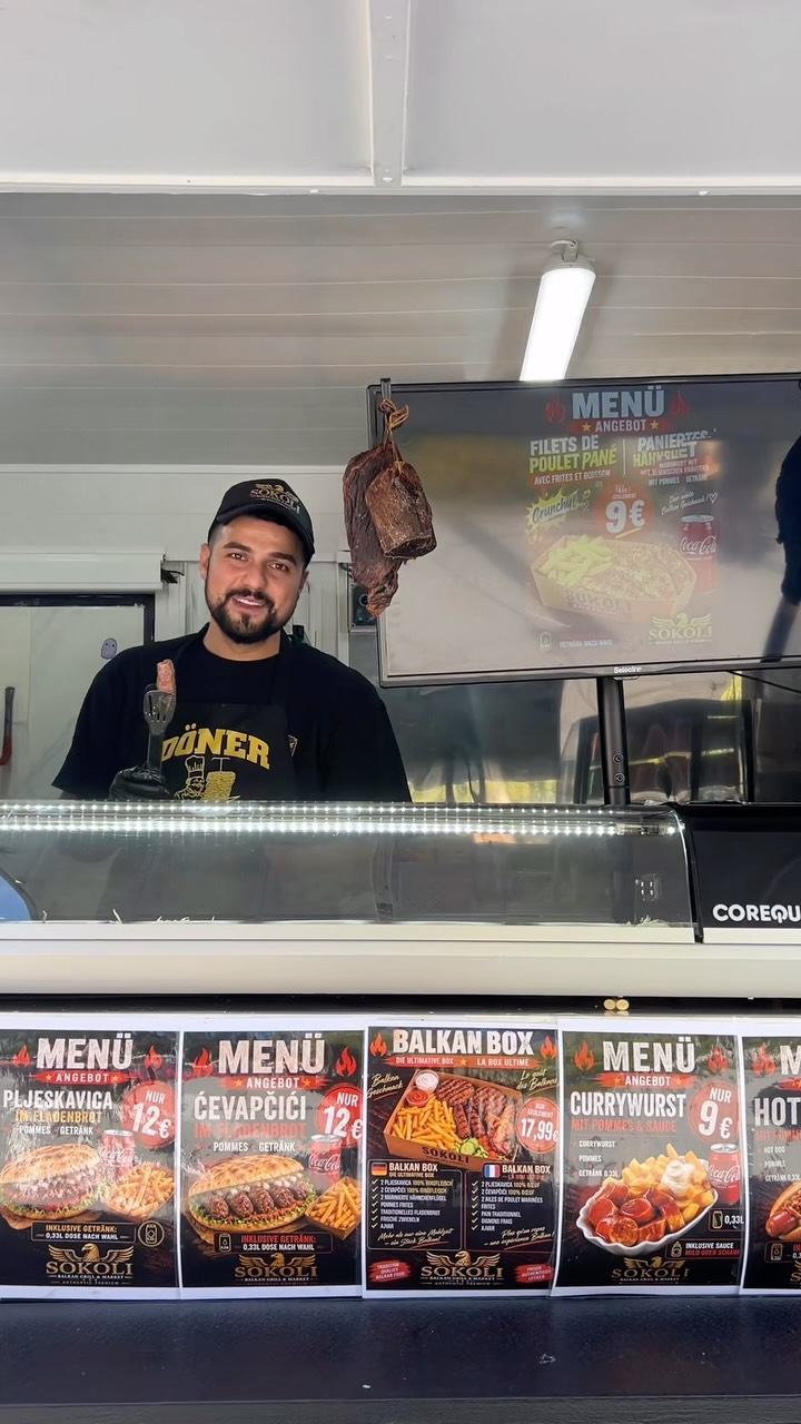 Stiring-Wendel - Sokoli, der Balkan-Foodtruck auf dem Markt