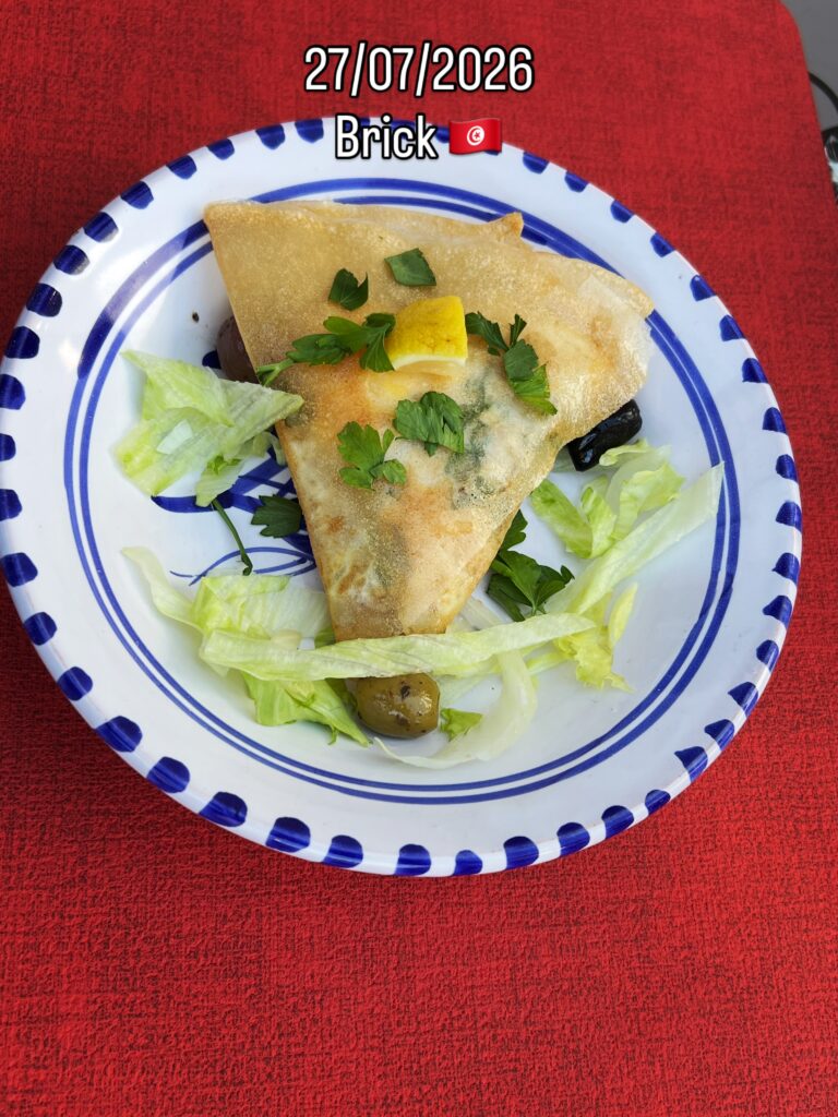 🇹🇳 Tunisian brik with egg and tuna