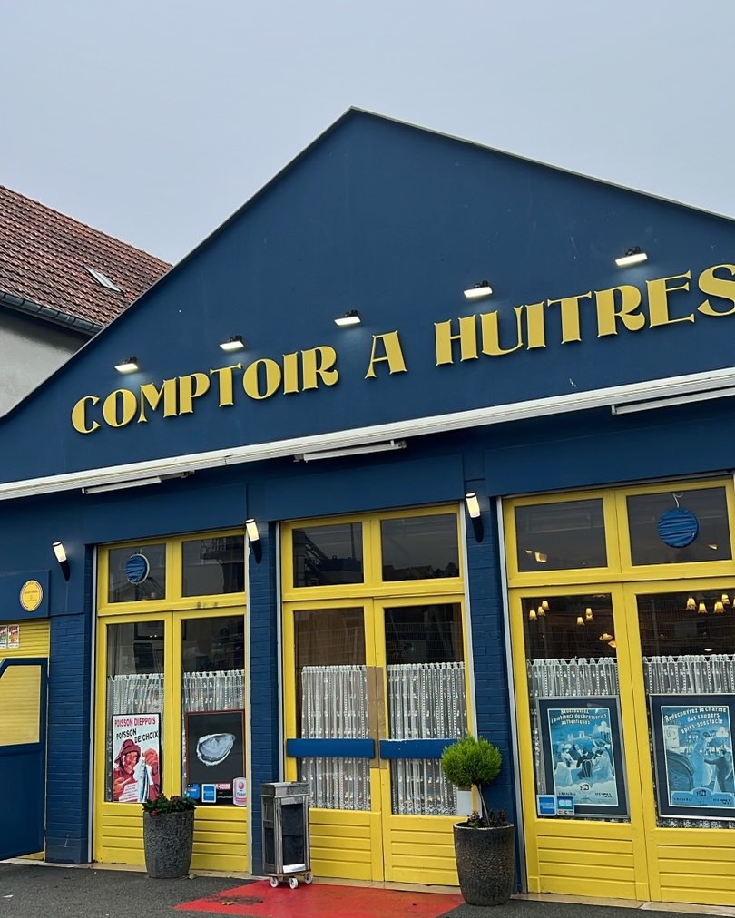 Dieppe - Der Fang des Tages im Comptoir à Huîtres und der Strand