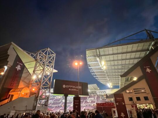Present au Stade Saint Symphorien pour FC Metz - Amiens SC (3-2).