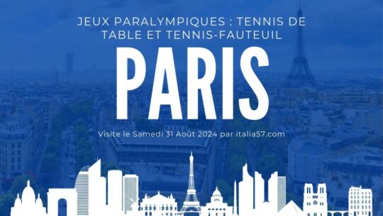 Paris 2024 JO Para Tennis de table