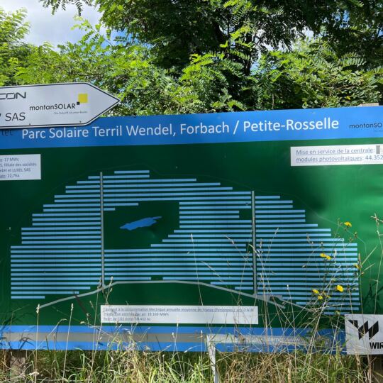 Parc Solaire Terril Wendel (Forbach / Petite-Rosselle)