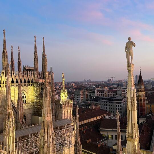 Milan - Terrasses du Duomo (2ème partie)