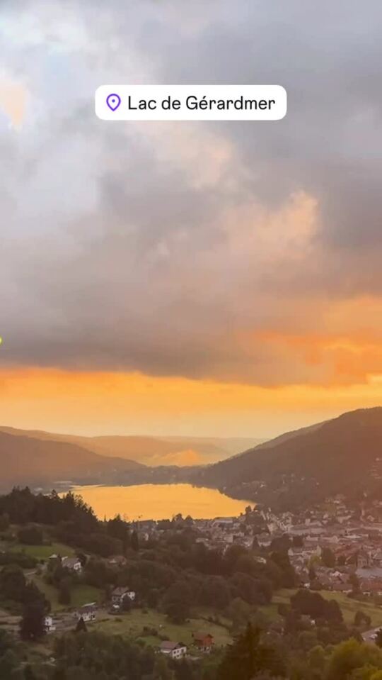 Lac de Gérardmer (Massif des Vosges)