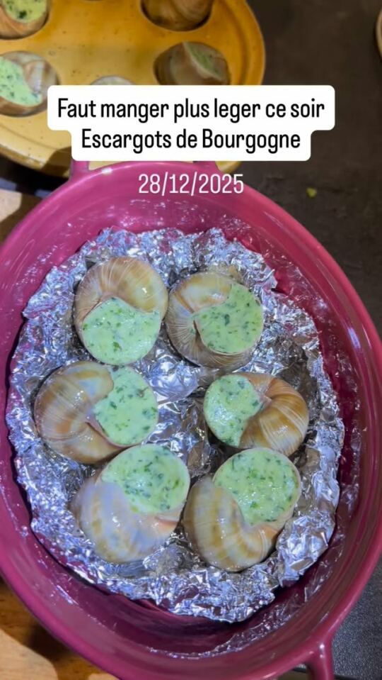 Ce soir Escargots de Bourgogne
