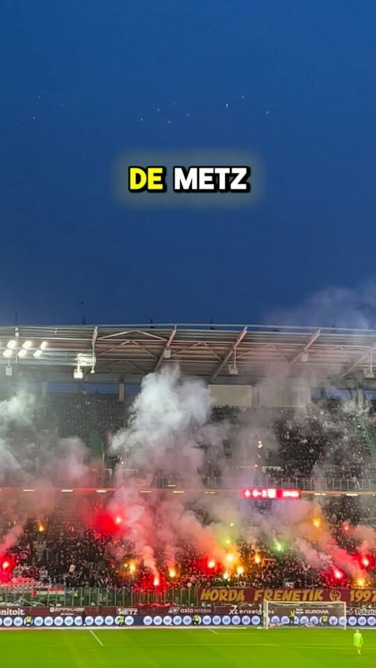 L'ambiance au Stade de Metz le 25 Janvier, lors de FC Metz - OL.