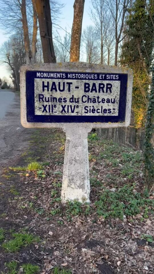 Direction Saverne : Château du Haut - Barr 🏰