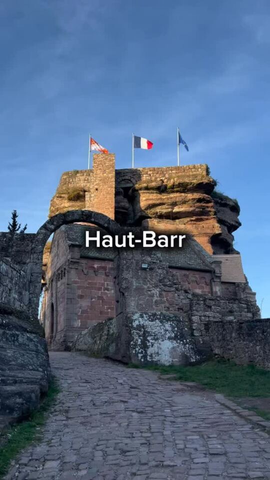 Le Château du Haut-Barr en Alsace.