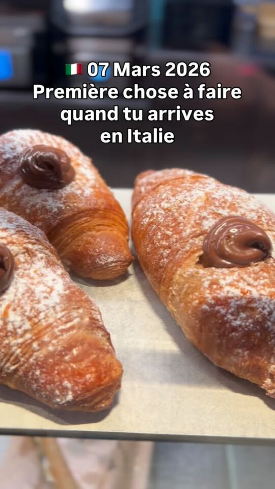 La 1ère chose à faire quand tu arrives en Italie.