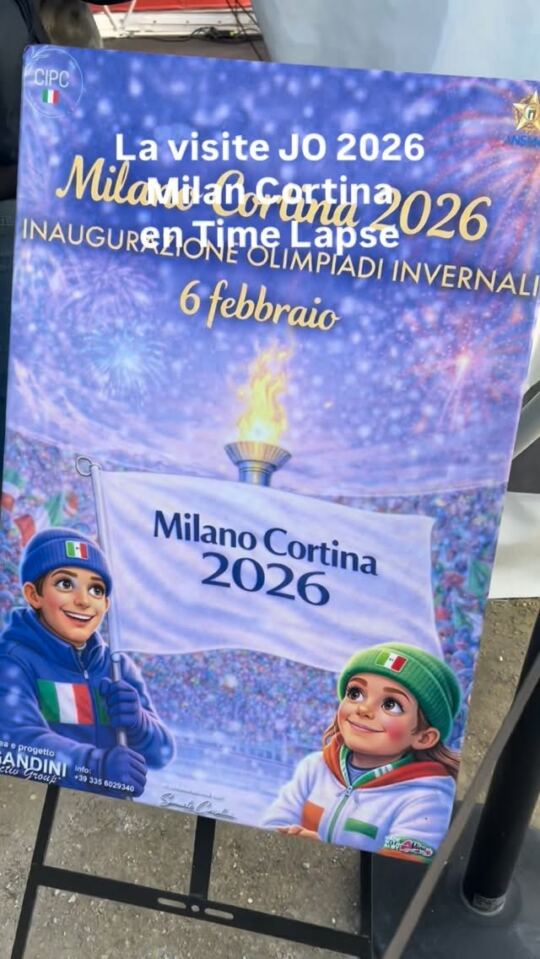 07 Mars 2026 La Visite du Parc Sempione (Jeux Olympiques d'Hiver 2026 Milan Cortina 2026) en Timelapse.
