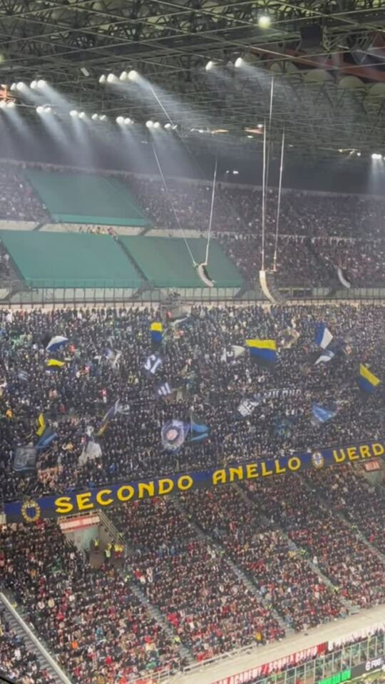 When you go to watch the Derby AC Milan Inter !!!