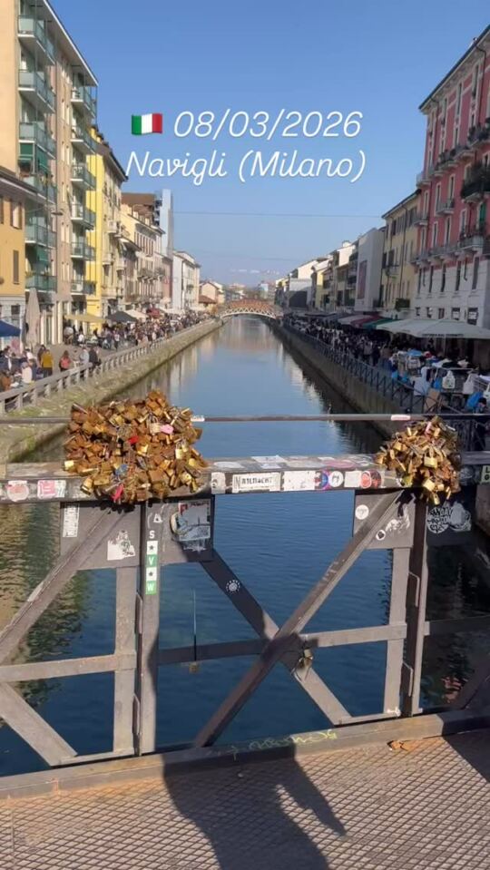 Le Quartier Navigli de Milan, pour moi le plus bel endroit de la ville, excepté biensûr le Duomo et le Stade.