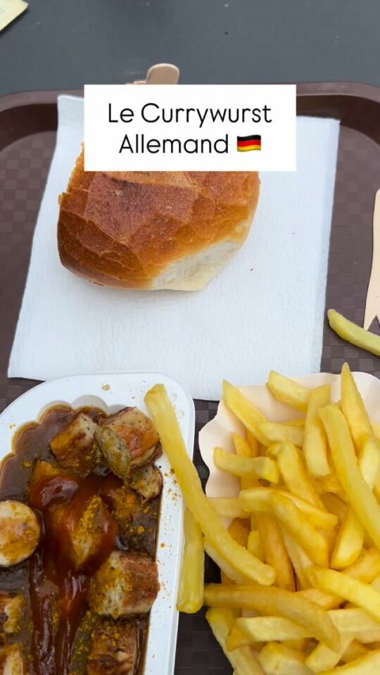 Le Currywurst allemand, au Snack Wildpark Karlsbrunn 🌭