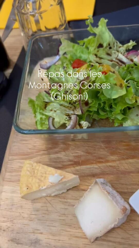 Repas dans les Montagnes Corses (Ghisoni)