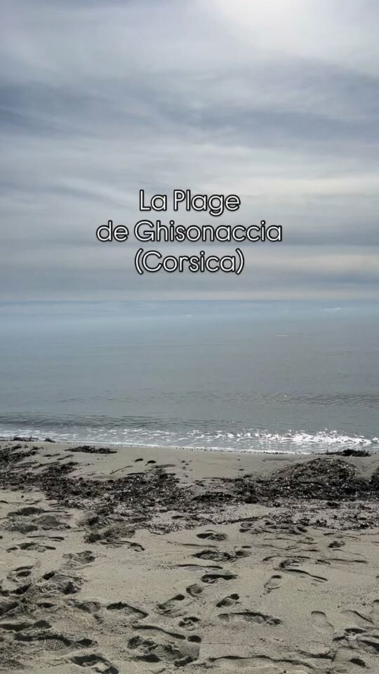 La Plage de Ghisonaccia (Corsica)