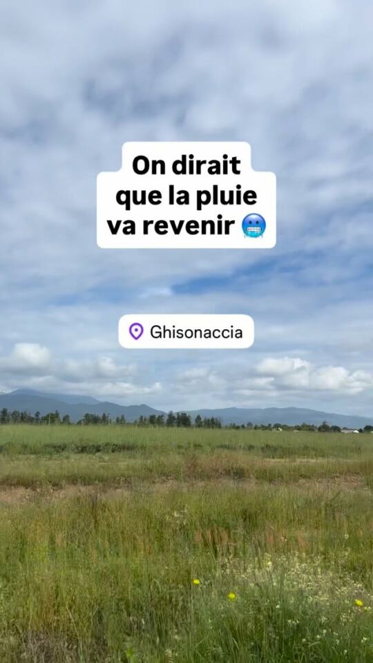 On dirait que le mauvais temps va revenir en Corsica 🥶😅