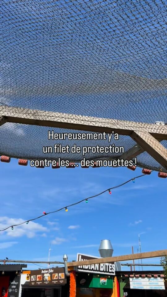 Heureusement y'a un filet de protection contre les ...