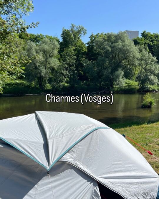 Charmes (Vosges) avec ma tante Quechua.