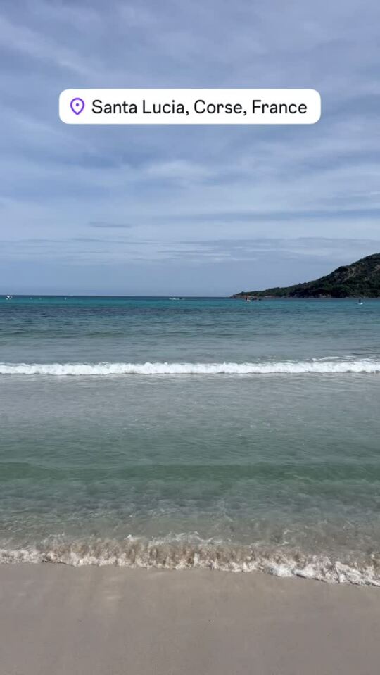 Plage de Santa Julia en Corse (Corsica).