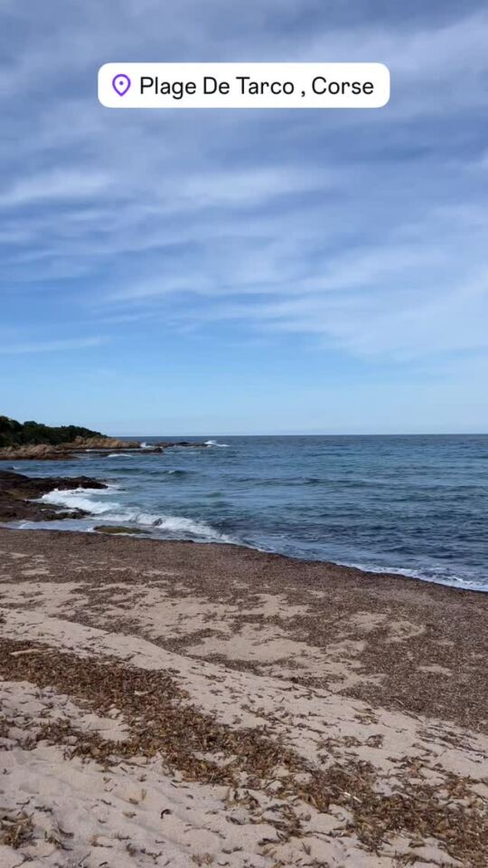 La Plage de Tarco en Corse