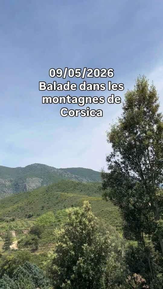 @Balade dans les montagnes de Corsica