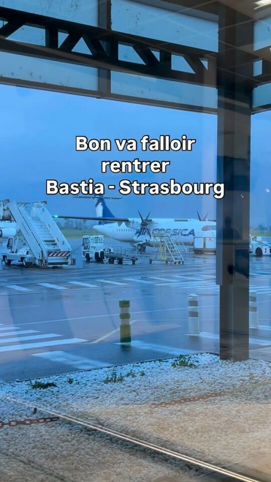 Bon va falloir rentrer Bastia - Strasbourg.