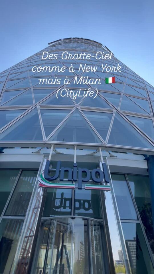 Des Gratte-Ciel comme à New York mais à Milan 🇮🇹 (CityLife).