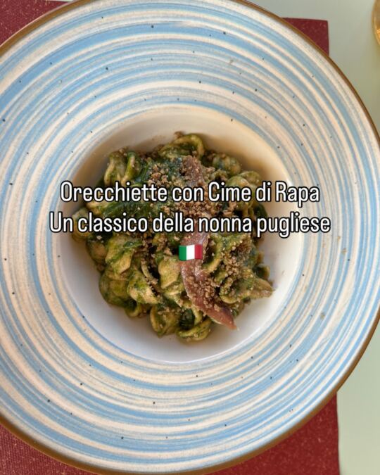 Orecchiette con Cime di Rapa (Un classico della nonna pugliese) : @danonna_milano