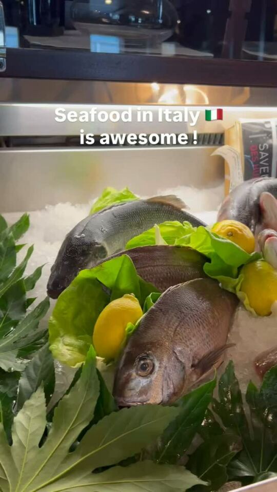 Seafood in Italy 🇮🇹 is awesome !
