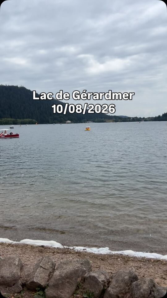 Le Lac de Gérardmer, le 10 Août 2026.