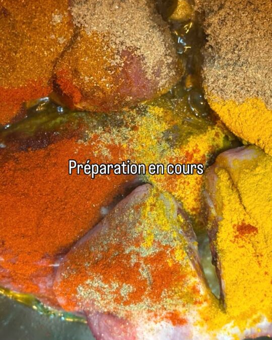 Préparation culinaire en cours 🔥