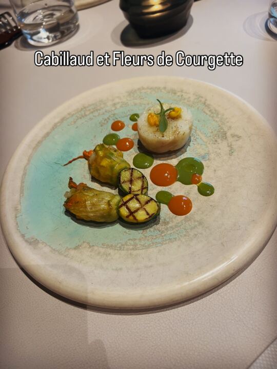 Fleurs de Courgette et Cabillaud.