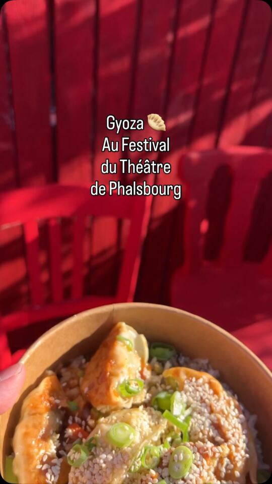 Gyoza 🥟 Au Festival du Théâtre de Phalsbourg.