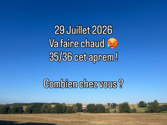 29 Juillet 2026.