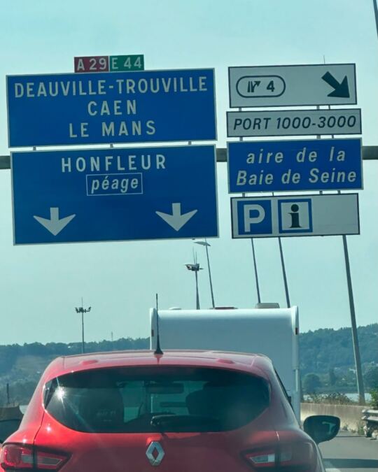 Direction Honfleur