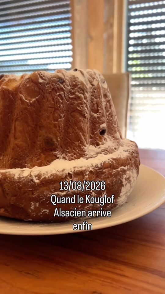 Quand le Kouglof Alsacien arrive enfin 🔴⚪️