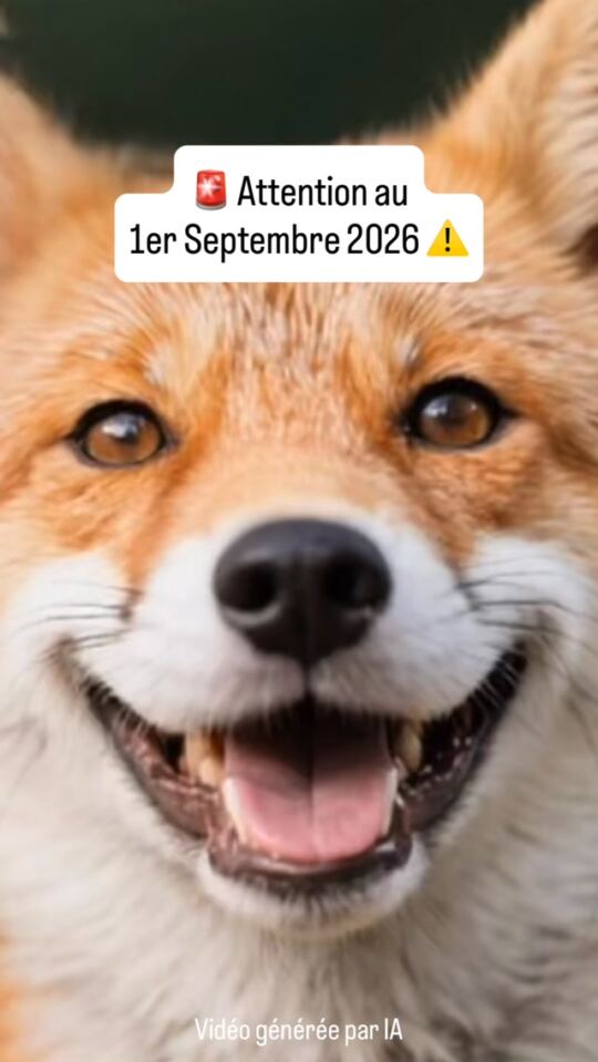 Attention au 1er Septembre 2026.