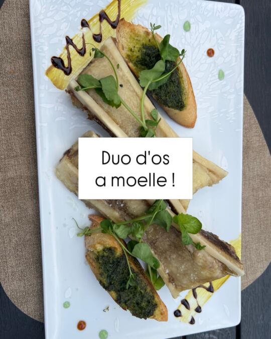 Duo d'os a moelle 🦴🐮 chez @le_manoir_du_soldat à Phalsbourg.