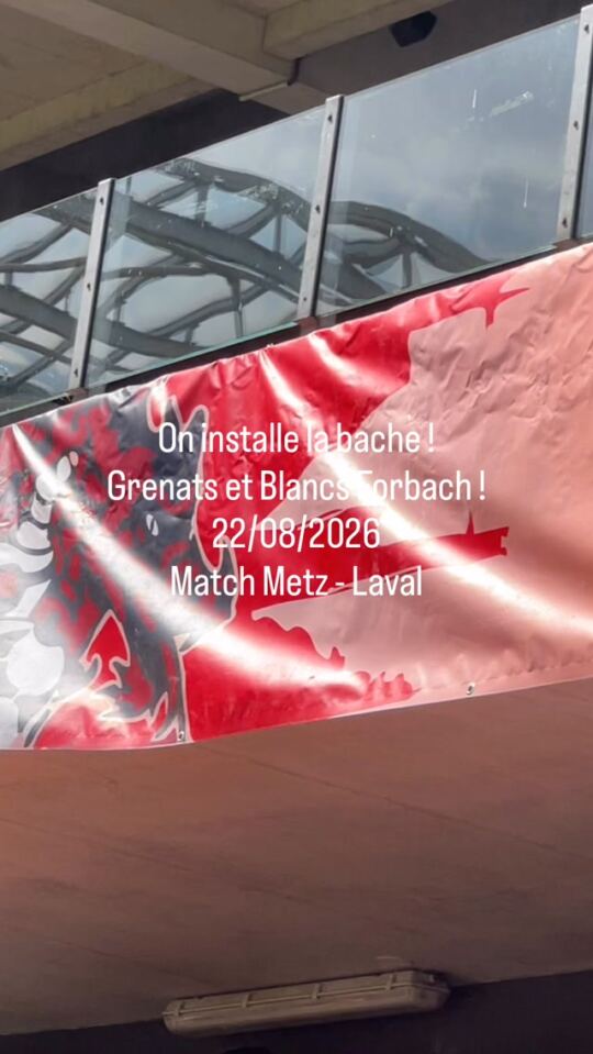 On installe la bache !