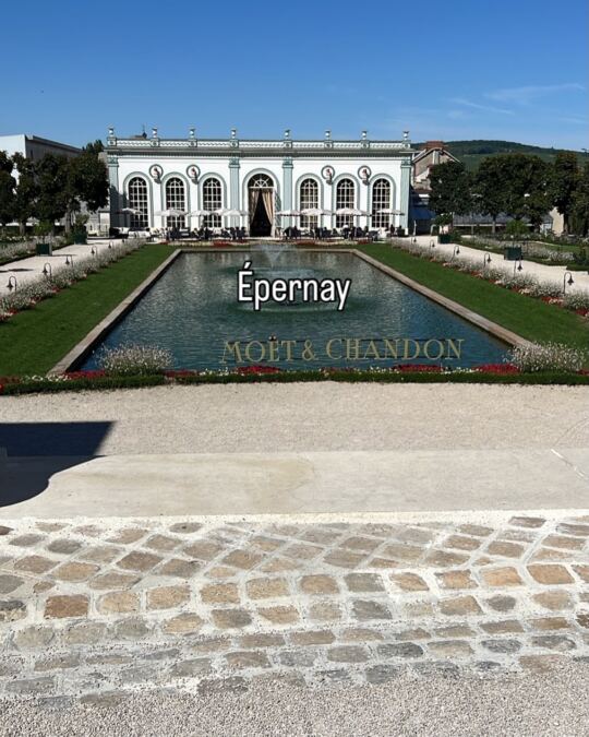 Épernay chez Moët et Chandon