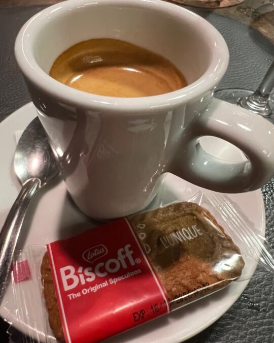 Pour moi l'espresso c'est indispensable !