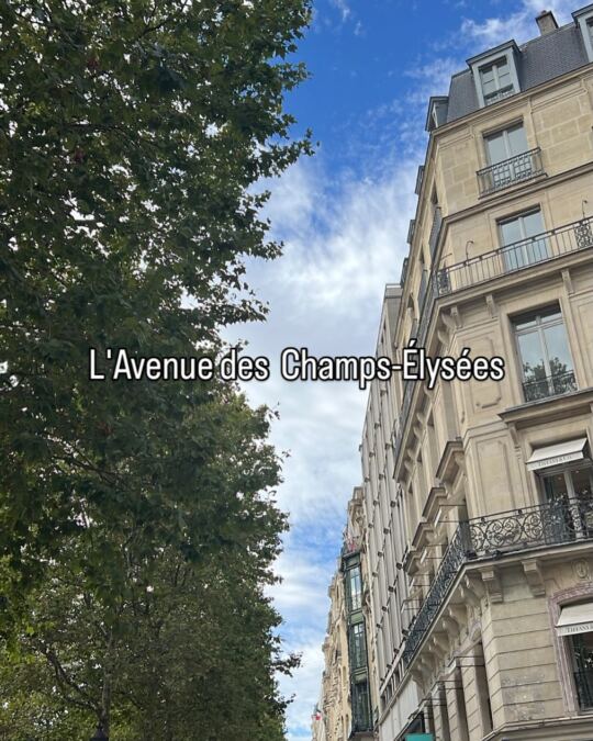 L'Avenue des  Champs-Élysées en une seule photo, 13/09/2026.