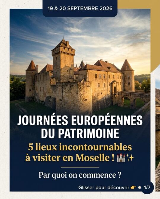 C'est le grand week-end des Journées Européennes du Patrimoine !