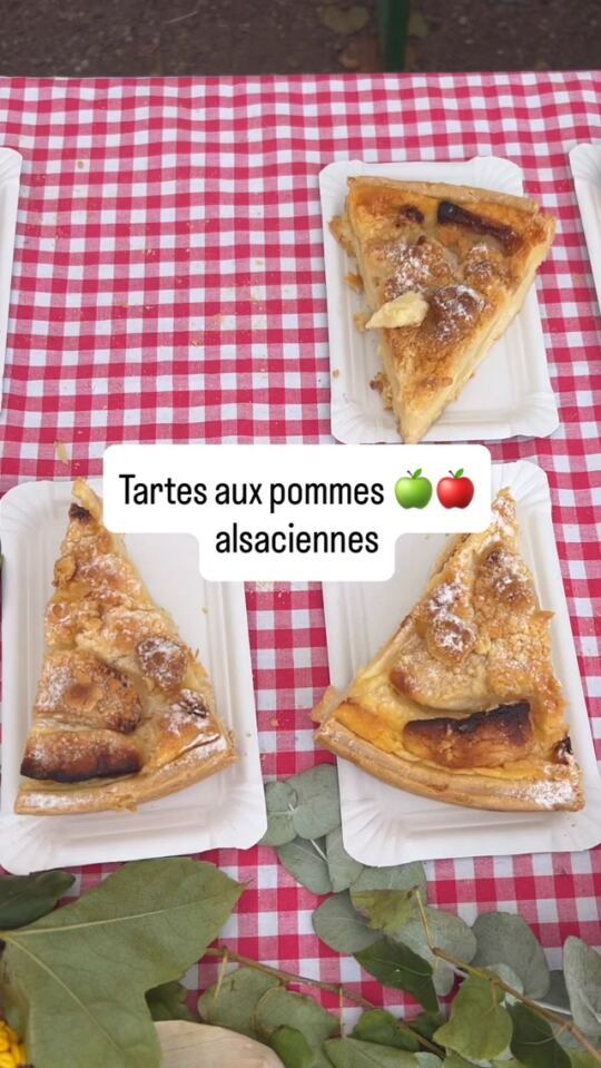 Tartes aux pommes 🍏🍎 alsaciennes