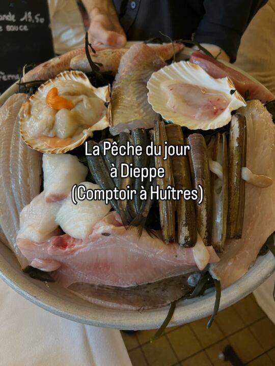 La Pêche du jour à Dieppe (Comptoir à Huîtres), 27/10/2026.